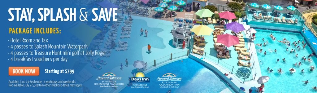 hotel and waterpark package promotion banner